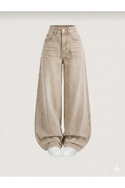 Semesia Salaş Cepli Bol Kesim Baggy Retro Jeans