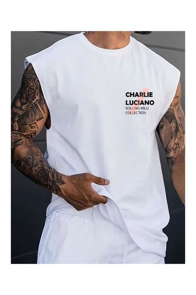 bellanova Men's oversized crew neck sleeveless t-shirt - longline