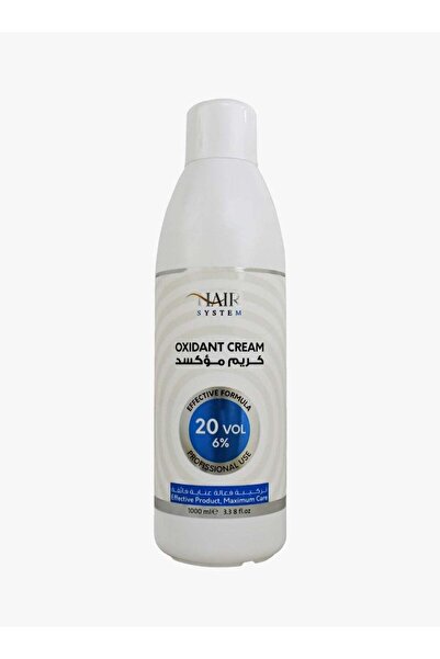 Hair System Oxidizing Cream with Effective Formula 20, 6% Professional Use Ef...