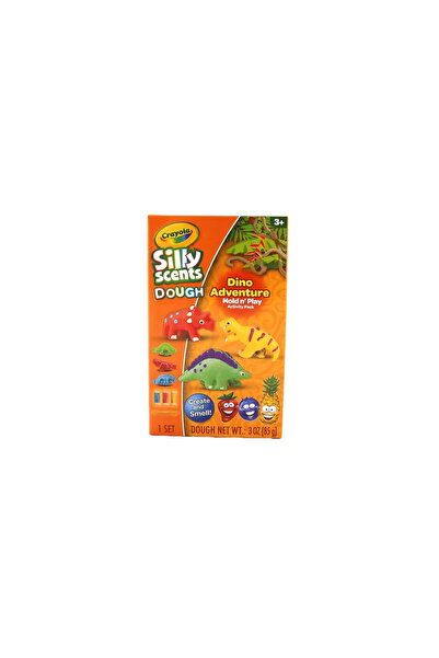 Crayola SILLY SCENTS DINO ADVENTURE MOLD N' PLAY SET WITH ACCESSORIES