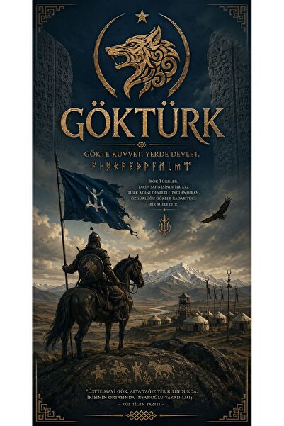 YEAP OFFICE GÖKTÜRK - Gökte Kuvvet, Yerde Devlet – Premium Türk Mitolojisi Po...