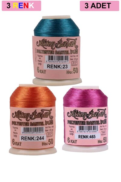 Royaleks Group 3 Pieces of Gold Spike and Lace Rope 20 g - Royaleks - No: 244...