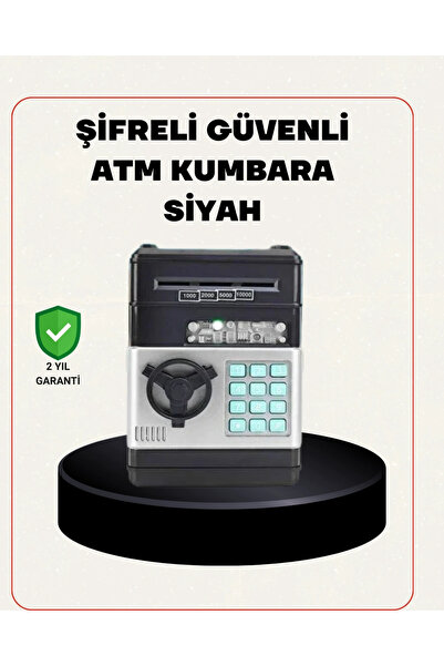 Epilons Para Kasası Görünümlü Elektronik Şifreli Kumbara