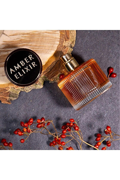 Oriflame Apa de parfum Amber Elixir, aroma orientala vanilata lemnoasa, 50 ml