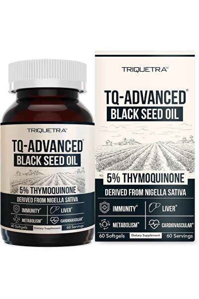 triquetra الصحة - كبسولات زيت الحبة السوداء |   5% تيموكينون متقدم (TQ) |   ا...