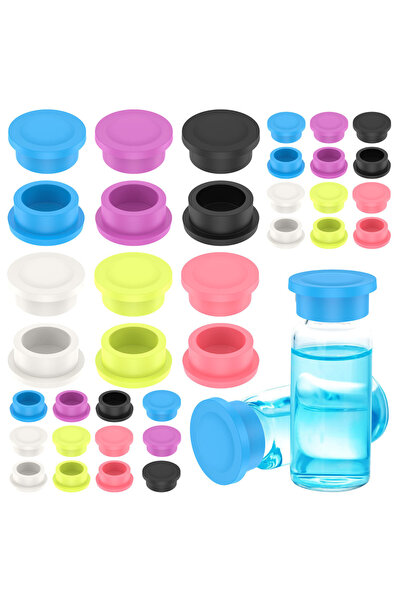 choice2 36Piece 12/36Pcs Vial Cap 3ml Glass Vial Leak Proof Evaporation Proof...