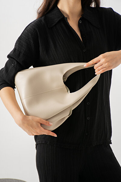 cocy-col Sumi̇re Model Skin Colored Women's Hand and Shoulder Bag