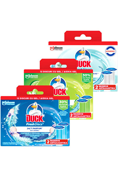 DUCK Rezervă Odorizant WC Discuri Proaspete 2X36ml