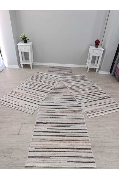 ALLGELSİN Zrh New Season Bedroom Carpet Set 3-Piece Bedroom Carpet Set 2 Piec...