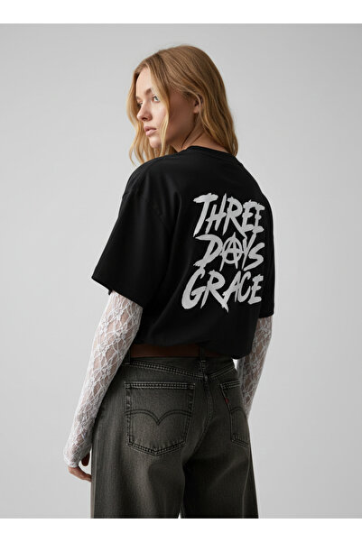 RF Studio Three Days Grace Riot %100 Pamuk Unisex Oversize T-shirt Tişört