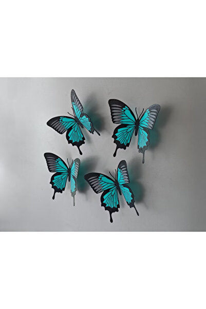 Mystoray Magnet kelebek mıknatslı renkli kelebek Dekoratif Kelebek Mıknatıs