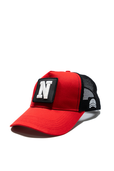 all hats Letter Patch Detailed Mesh Cap |   Sports Hat Suitable for Daily Use