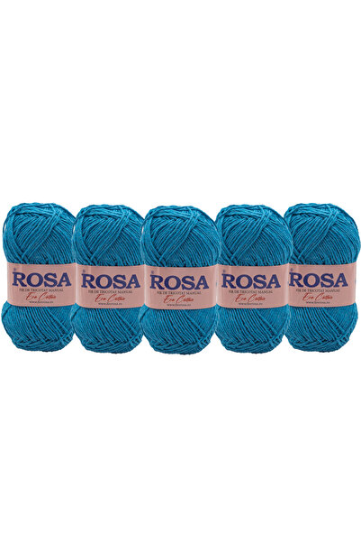 Pin Trade SRL Rosa Cotton 7522 knitting yarn pack, 5 spools, 100% recycled Co...