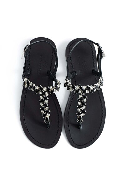 MaiaMarca Maia Sette Stone Sandals - Black