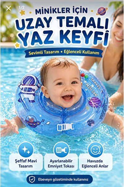 İdilDesign Bebek Boyun Simidi 40 cm (0-18 Ay) Erkek