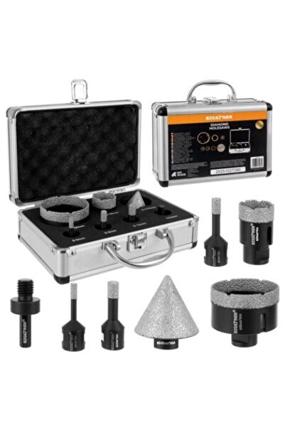 Bigstren Diamond drill bit set, Bigstren, Diamond hole saws - set of 7, versa...