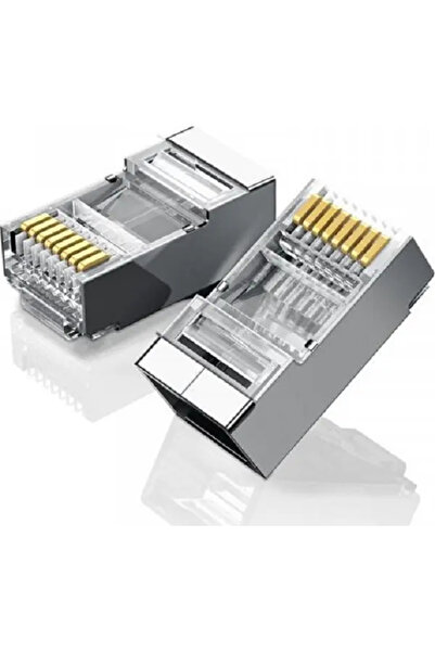 Ugreen Conector RJ45 metalic Ethernet, 8P/8C, Cat.6, UTP (10 bucăți)