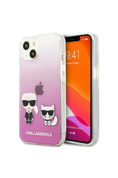 Karl Lagerfeld KLHCP13SCKTRP IPHONE 13 MINI 5,4 " CARCASĂ RIGIDĂ R√ì≈ªOWY/ROZ...