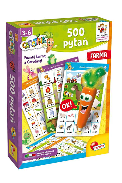 Lisciani Carotina 500 pytan Farm 10128