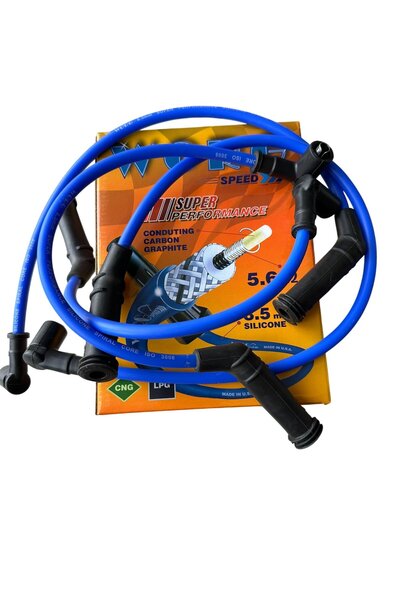 WORG BUJİ KABLOSU HYUNDAI ACCENT 1.5 YUMURTA KASA 1995-2000 | MAVİ SİLİKON - ...