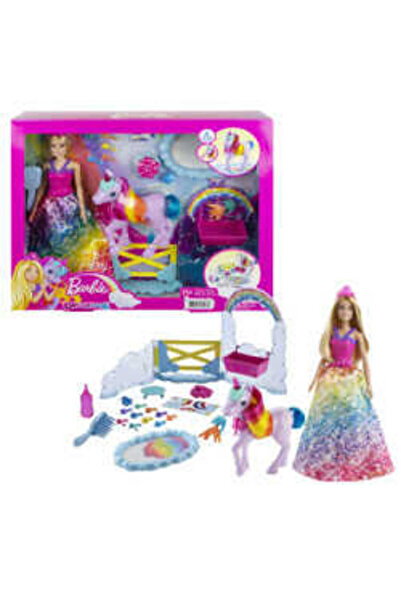 Barbie Dreamtopia Bebek ve Tek Boynuzlu At GTG01