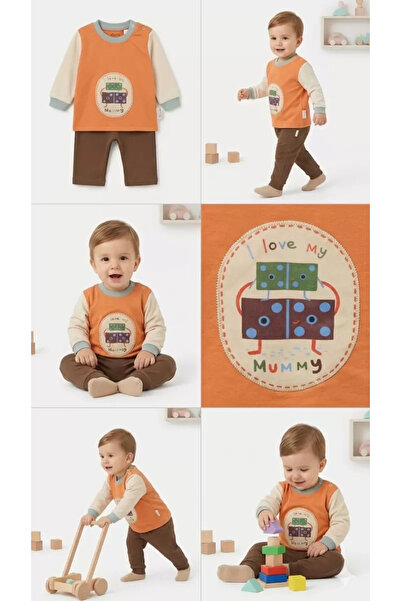 Veraura Lifestyle 6/24 Month Printed 2 Piece Baby Set