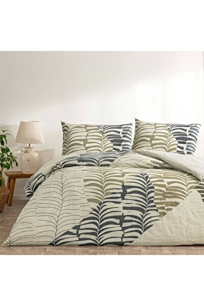 Taç Ella Ranforce Single Duvet Cover Set Brown