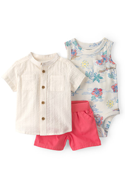 Carter's Baby Boy Shirt Shorts Set 3 Months-24 Months Multi-Colored