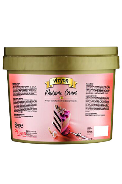 VİZYON Madame Cream Prenses Krema Hazırlama Bazı 6 Kg