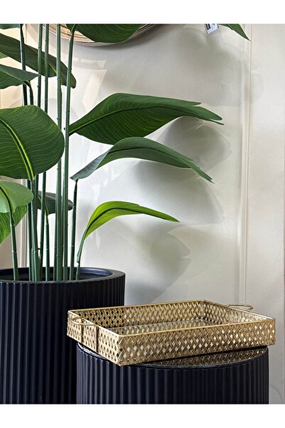HERA DEKOR Imported Metal Mirror Tray