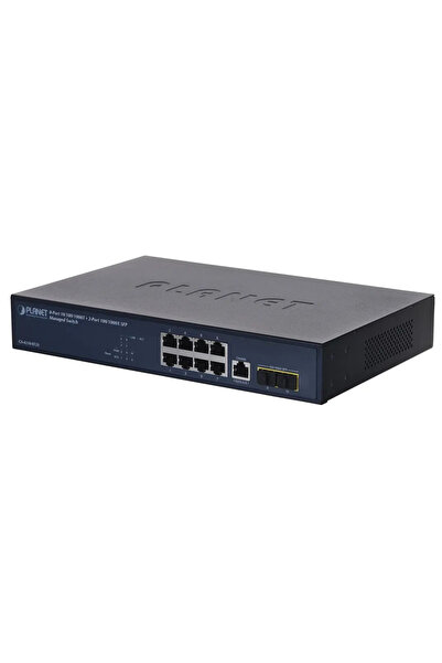 Planet Switch Gigabit Ethernet gestionabil SNMP, IPv4/IPv6, cu 8 porturi 10/1...