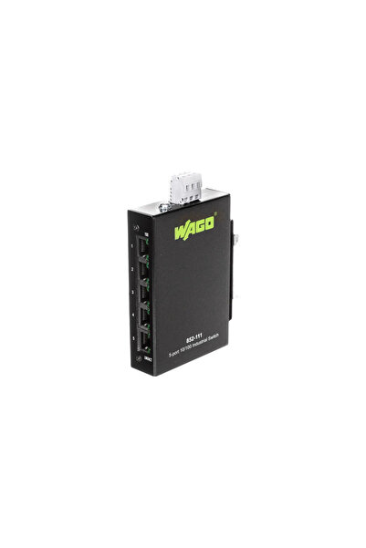 WAGO 5-Port 100BASETX Industry Switch (852-111)