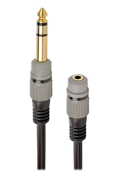 Gembird Adaptor audio A-63M35F-0.2M de la 6.35mm la 3.5mm, 0.2m, negru