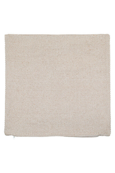 OEM Brown Decorative Pillowcase with Relief Pattern 45x45cm