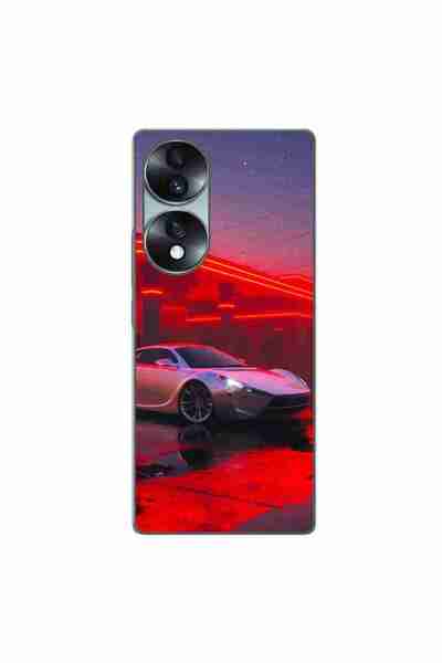 OEM Husa compatibila cu Honor 70 Silicon Gel Tpu Model Future Car