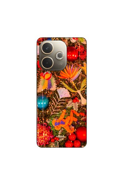 OEM Husa compatibila cu Oppo A5 Pro Silicon Gel Tpu Model Craciun Decor Brad ...