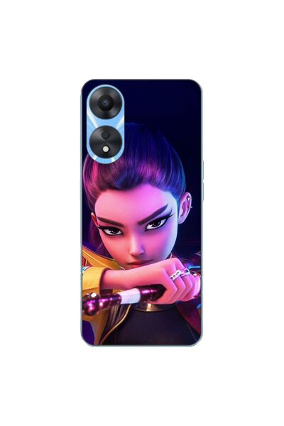 OEM Husa compatibila cu Oppo A78 4G (CPH2565) Silicon Gel Tpu Model KPop Demo...