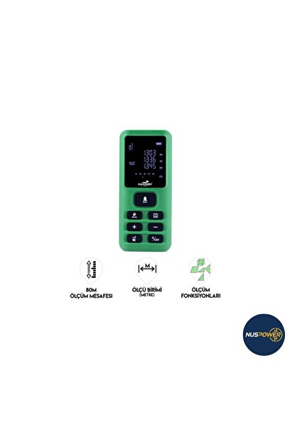nuspower 80 Metre Dijital Lazer Mesafe Ölçer