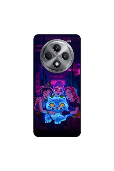 OEM Husa compatibila cu Oppo Reno12 FS Silicon Gel Tpu Model KPop Demon Hunte...
