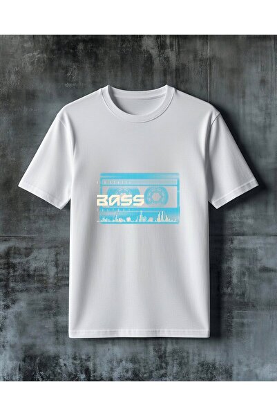 COMVİCHO Retro Vhs Cassette Printed Oversize T-Shirt