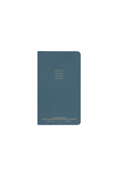designworks ink Flex Soft Cover Striped Notebook Peacock