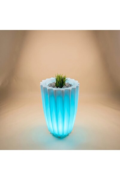 MYASEM STORE Modern RGB LED Plant Pot 25L Smart Indoor Planter with Remote 16...