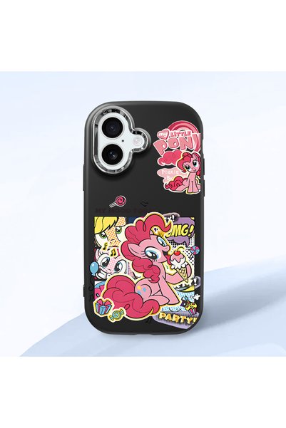 ucuc Black Silicone Case Compatible with iPhone 16 with Shock-Absorbing Camer...
