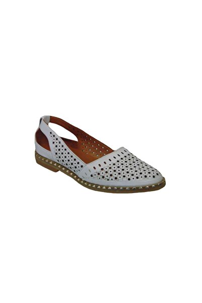 OEM Tsimpolis Shoes TS716 Γυναικείο Slip On Δερμάτινο Λευκό