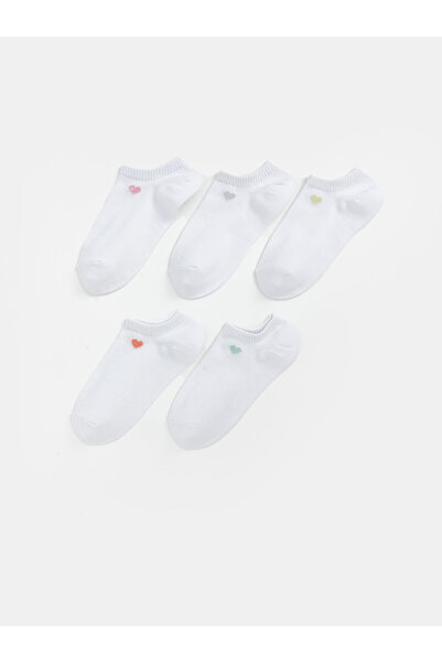 LC Waikiki Șosete de damă imprimate pentru adidași, pachet de 5