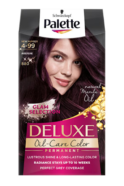 Schwarzkopf Vopsea de par permanenta Palette Deluxe 4-99 Aubergine,130 ml