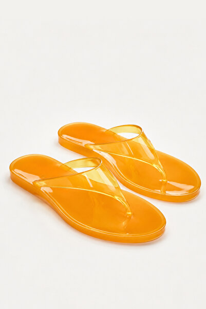 BonuStep Jelly Candy Women's Transparent Flip-Flops Beach Slippers