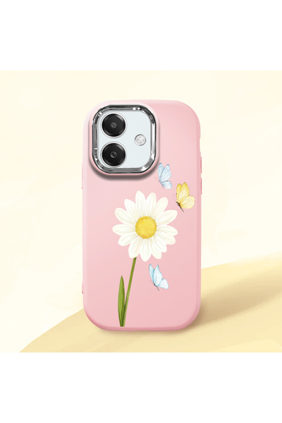 ucuc Oppo A3/A3X 4G/5G Compatible Shock-Absorbing Camera Protected Pink Silic...