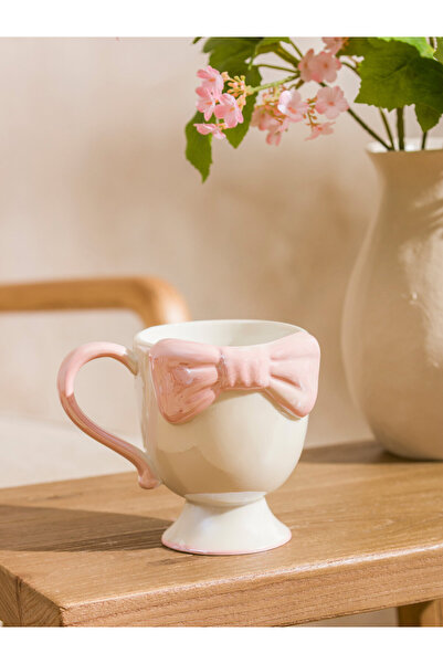 LC Waikiki Cană ceramică cu imprimeu fundă 300 ml