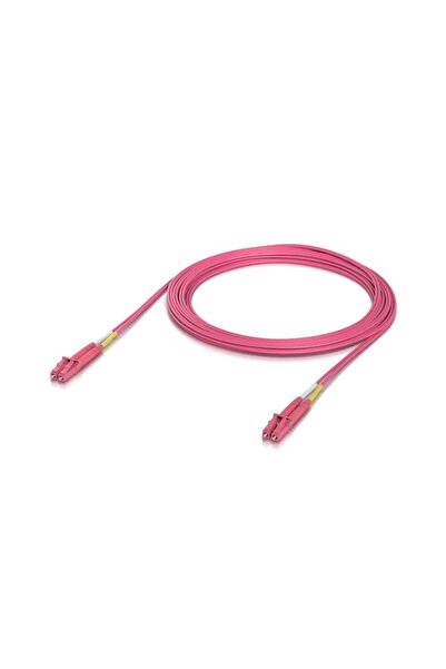 Ubiquiti Cablu patch Ubiquiti, OM4 Duplex LC UPC, 5m, Roz